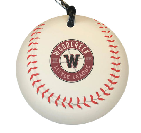W Baseball Bag Tag